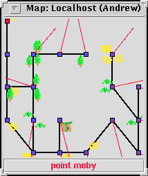the map, assuming a grid based topology, some rooms overlap